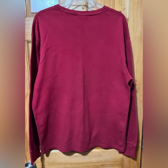 Polo Ralph Lauren Red Long Sleeve Sleep/Lounge Shirt Size L - Picture 6 of 6